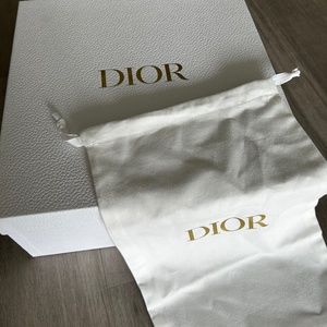 Dior designer shoe BOX with dust bag